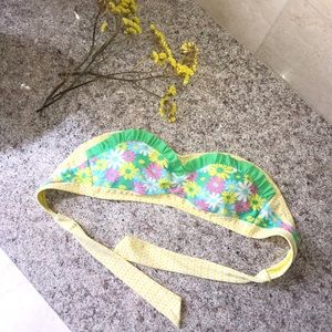 Strapless bikini top